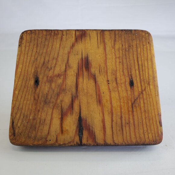 Vintage Antique Printing Block Wooden Stamp Decorative - Picture 7 of 7